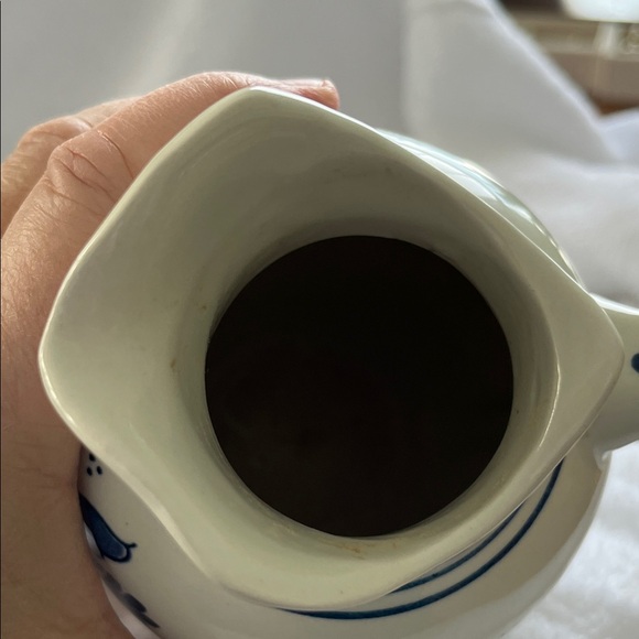 Artisan Blue Floral Ceramic Jug - Picture 10 of 10